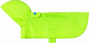 RC Pet Products Packable Dog Rain Poncho, XX-Large, Lime Halftone