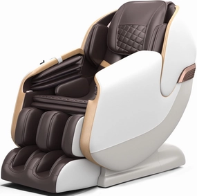 Real Relax Massage Chair Full Body, Zero Gravity SL Track Shiatsu Recliner with Shortcut Key, PS3100(Brown)