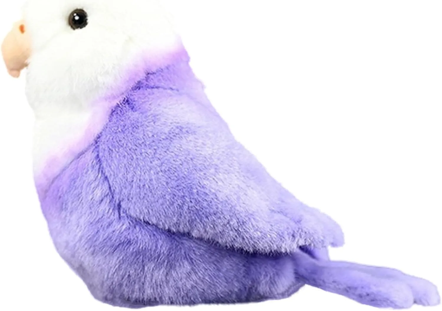 Realistic Parrot Plush - 5.5'' Kawaii Purple Peony Parrot Stuffed Animal - Plushy and Squishy Toy - Cute Little Bird Plushie Toys Gift for Boys and Girls