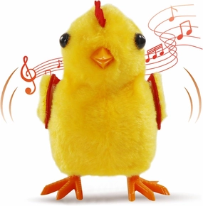 Realistic Walking Chirping Chicken Toy-Electric Chicken Stuffed Animal with Lifelike Sounds,Cute Christmas/Easter Baby Chick Toy