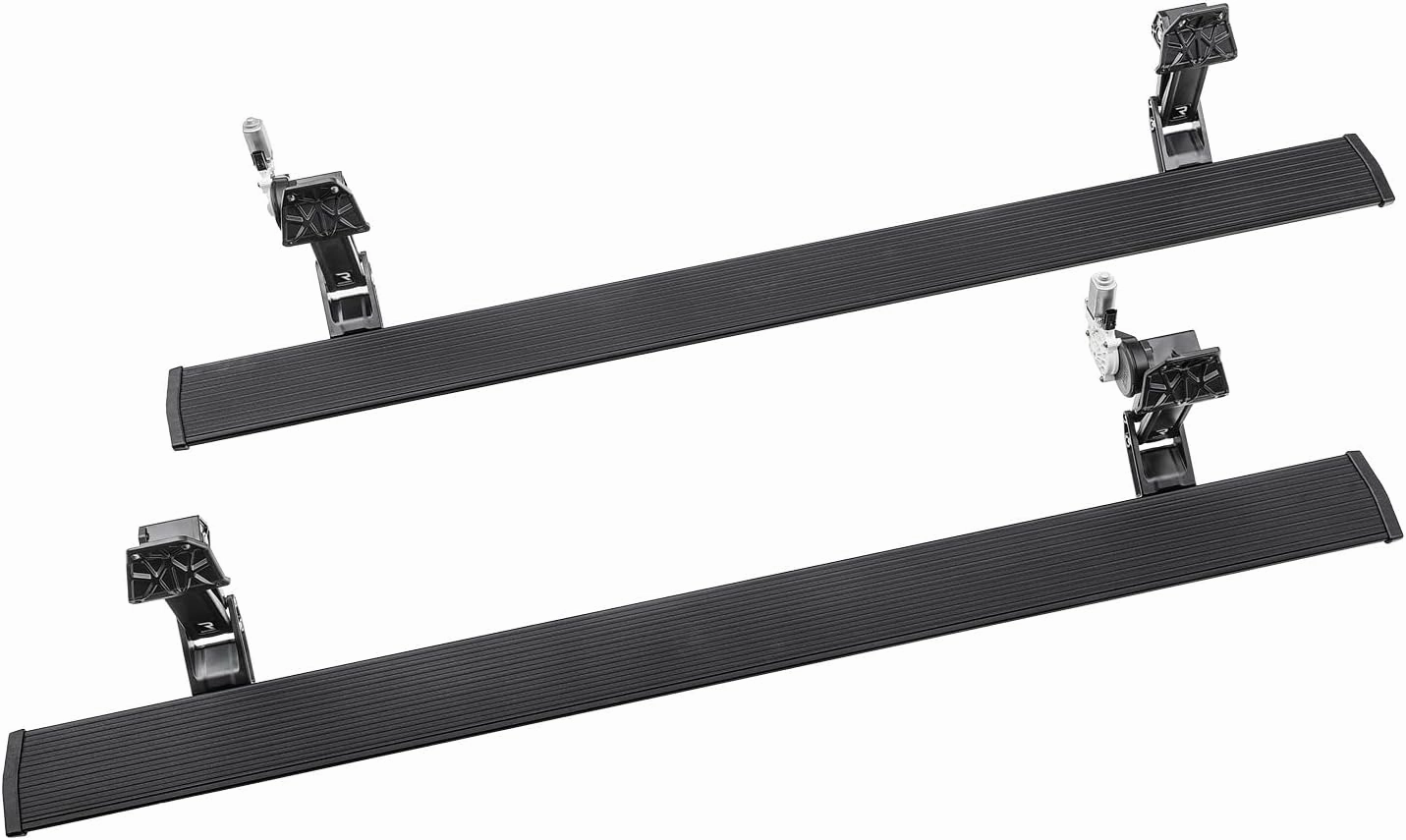 RealTruck AMP Research PowerStep Plug-N-Play Power Running Boards with LED Step Lights for 2007 - 2018 Mercedes-Benz Sprinter 2500 - Electric Powerstep & Retractable Truck Steps