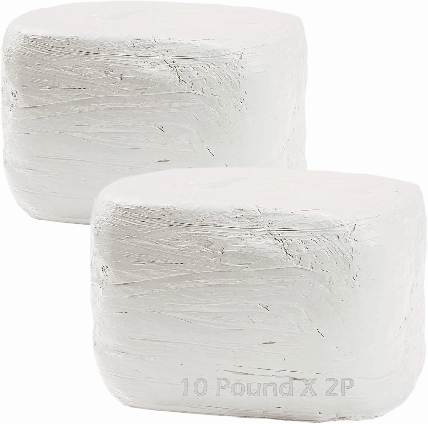 ReArt Natural Air-Dry Clay, Pottery Clay, All-Purpose Modeling Clay 20lbs for Sculpting, Hand Modeling and Throwing (White)