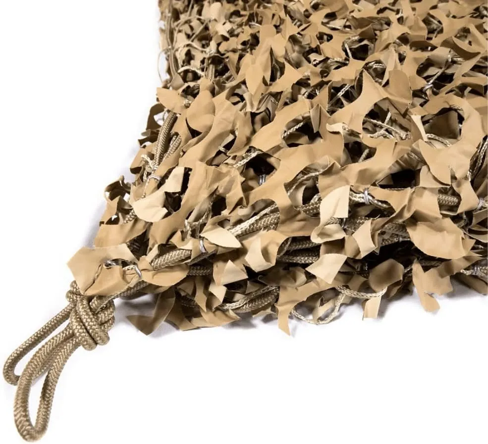 Reinforced Camouflage Netting | 3D Camo Nets with Waterproof & UV Protection, Silent Rip-Stop Fabric, Military-Grade Durability – Ideal for Hunting, Shade, Tactical & Outdoor Use