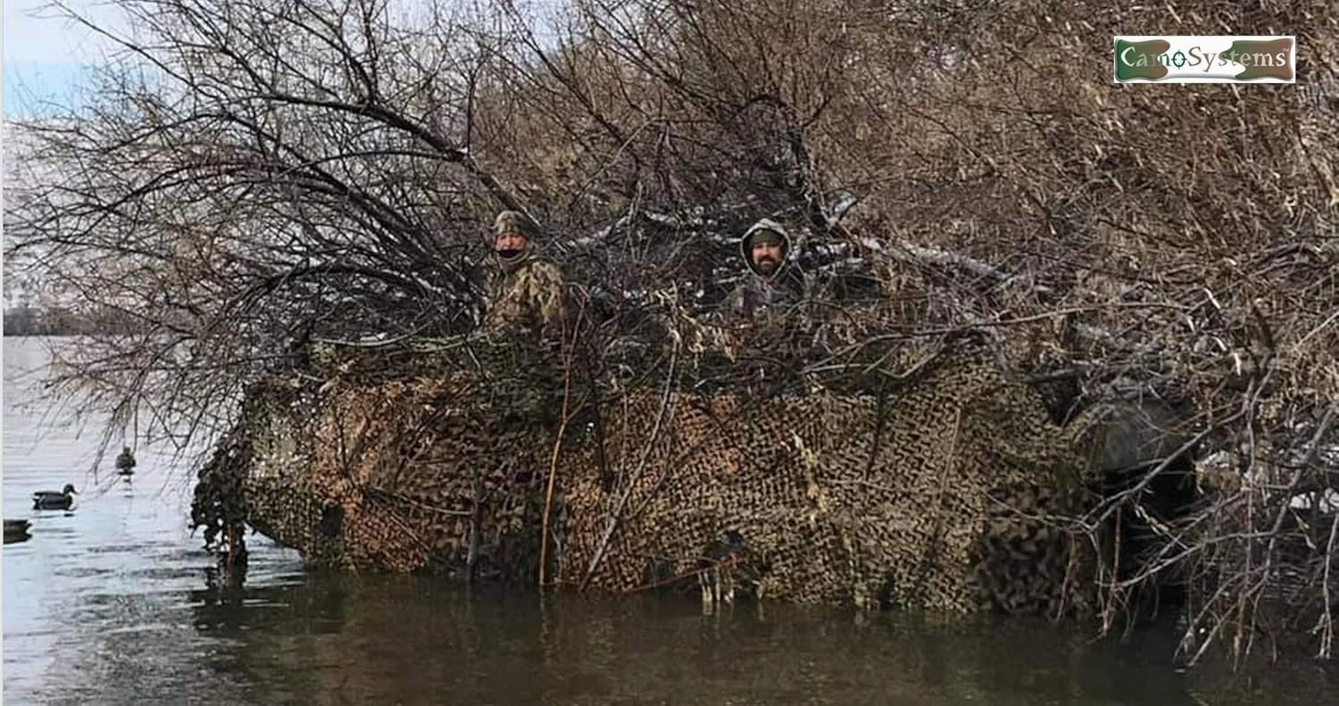 Reinforced Camouflage Netting | 3D Camo Nets with Waterproof & UV Protection, Silent Rip-Stop Fabric, Military-Grade Durability – Ideal for Hunting, Shade, Tactical & Outdoor Use