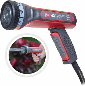 Rheem HotWave Multipurpose Heated Hose Nozzle Sprayer, Red