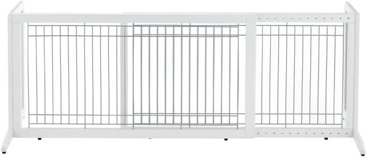 Richell Freestanding Pet Gate, Large, Origami White