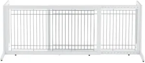 Richell Freestanding Pet Gate, Large, Origami White