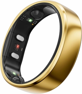 RingConn Gen 2, World’s First Smart Ring with Sleep Apnea Monitoring, No APP Subscription, 12-Day Battery Life, Stress/Heart Rate/Women's Health Tracker, Android & iOS Compatible (Gold, Size 7)