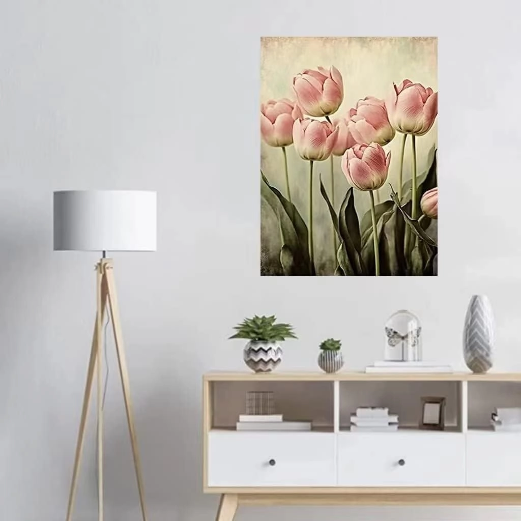 RMSGOZO 16 X 20 Inch DIY Diamond Painting Kits for Adults, Diamond Art Seaside at Dusk, Full Drill Crystal Rhinestone Embroidery Craft Kits for Home Wall Decor Gifts
