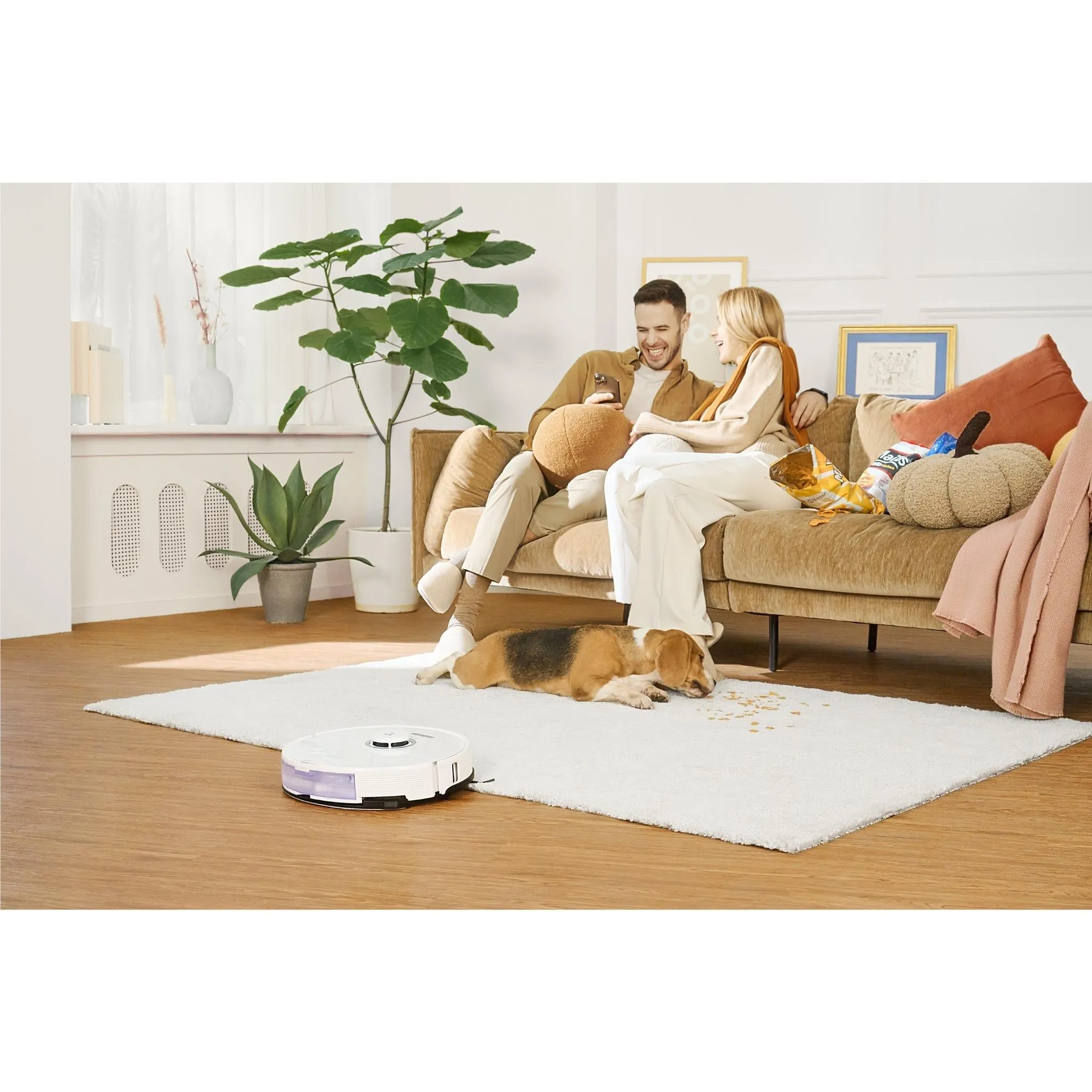 Roborock S8 Robot Vacuum Cleaner & Sonic Mop - White ( Refurbished Grade - A )