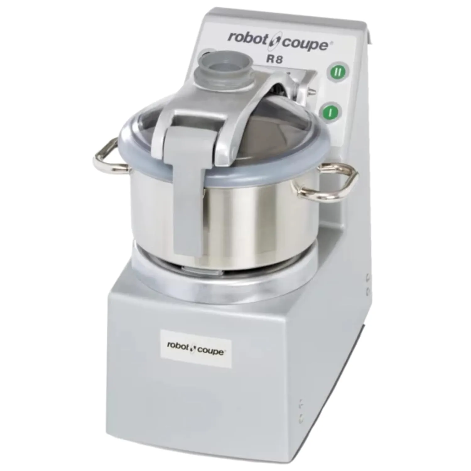 Robot Coupe R8 2-Speed Vertical Cutter Mixer Food Processor with 8-Quart Stainless Steel Bowl, 208-240v/3ph, 8 qt