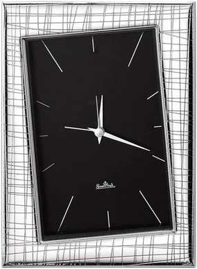 ROSENTHAL Alarm Clock Silver Collection, Groove Tischuhr Alarm Clock by ROSENTHAL, Gift