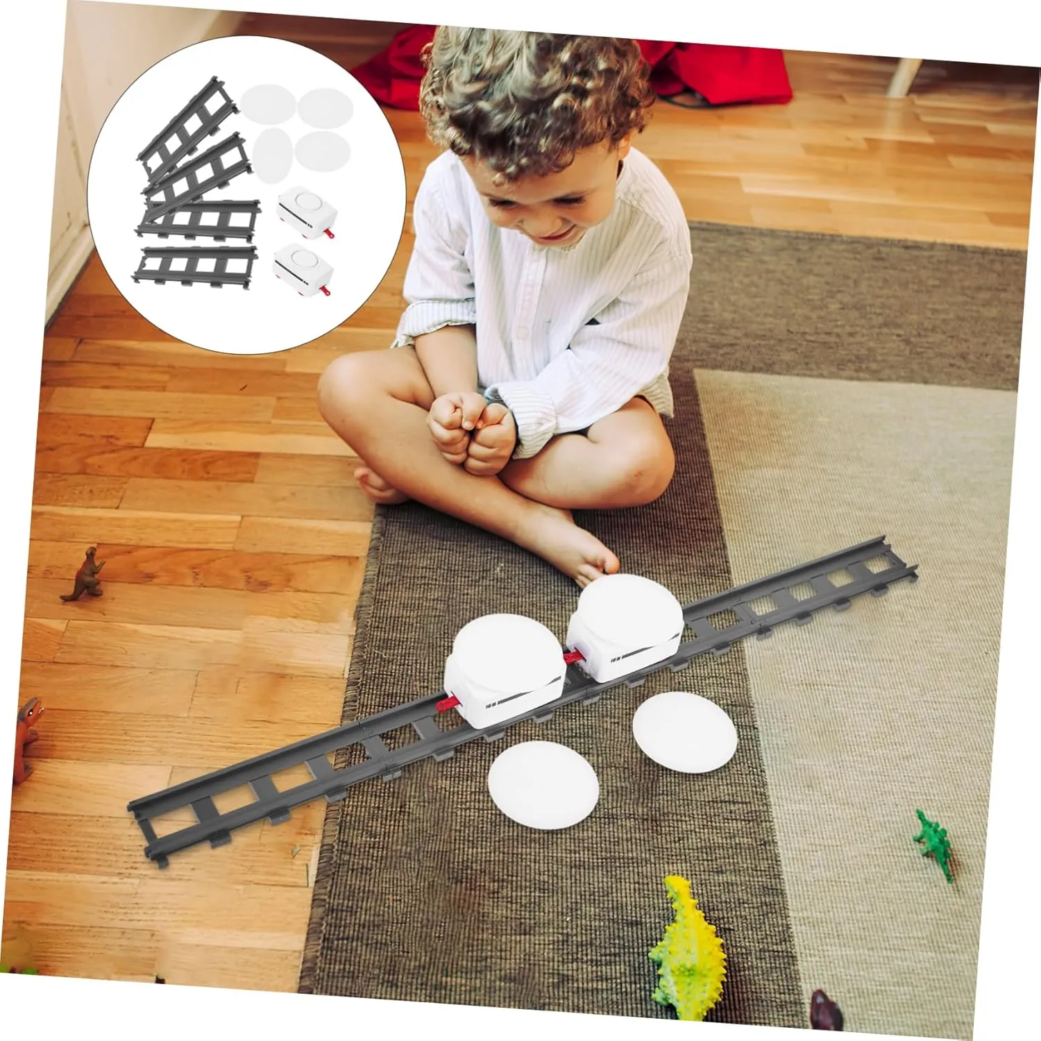 Rotating Set Battery-Powered Sushi Kit for Beginners Boys and Girls Plaything Train Track