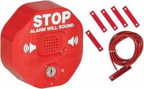 Safety Technology International, Inc. STI-6402 105 dB Exit Stopper® Multifunction Door Alarm for Double Doors with on/off Switch and 9 Volt Battery
