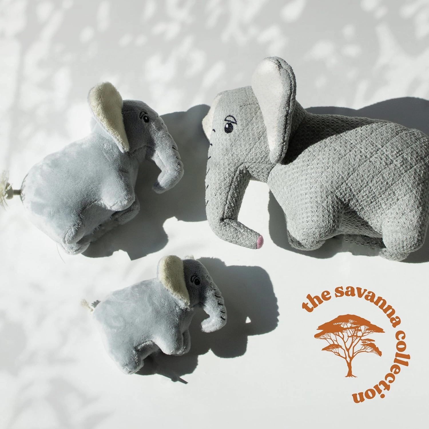 Savanna Collection Dog Toys | Jumbo Sized Ellie The Elephant | Cute, Durable, & Sustainable Plush Chew Toys for Dogs 50 lbs & up | Eco Friendly & 100% Recycled Materials