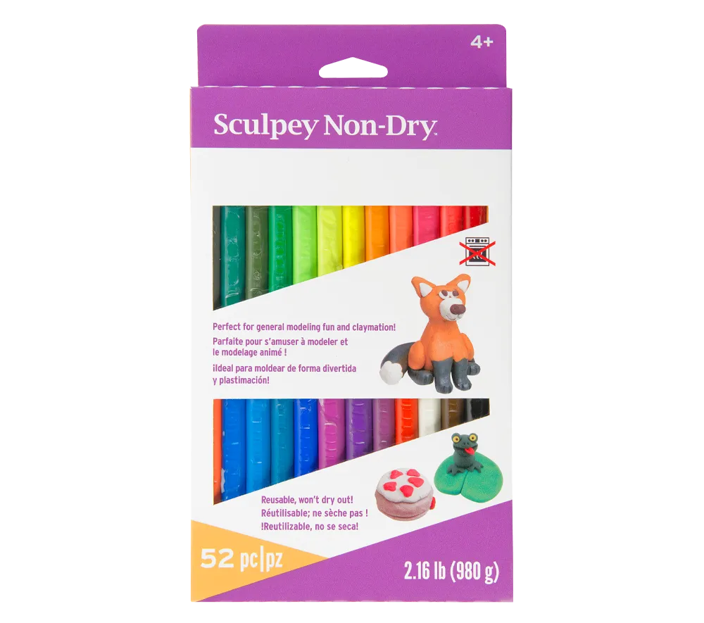 Sculpey Non-Dry™ Modeling Clay Variety Set 52 pc