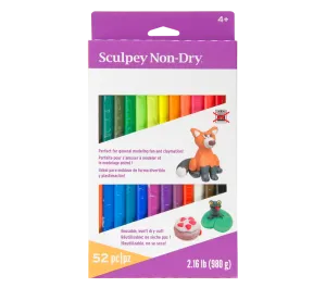 Sculpey Non-Dry™ Modeling Clay Variety Set 52 pc