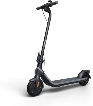 Segway Ninebot E2 Electric KickScooter- 250W Brushless Motor, Up to 15.5 Miles Range & 12.4 MPH, 8.1" Shock-absorbing Tires, Drum Brake, UL-2272 Certified