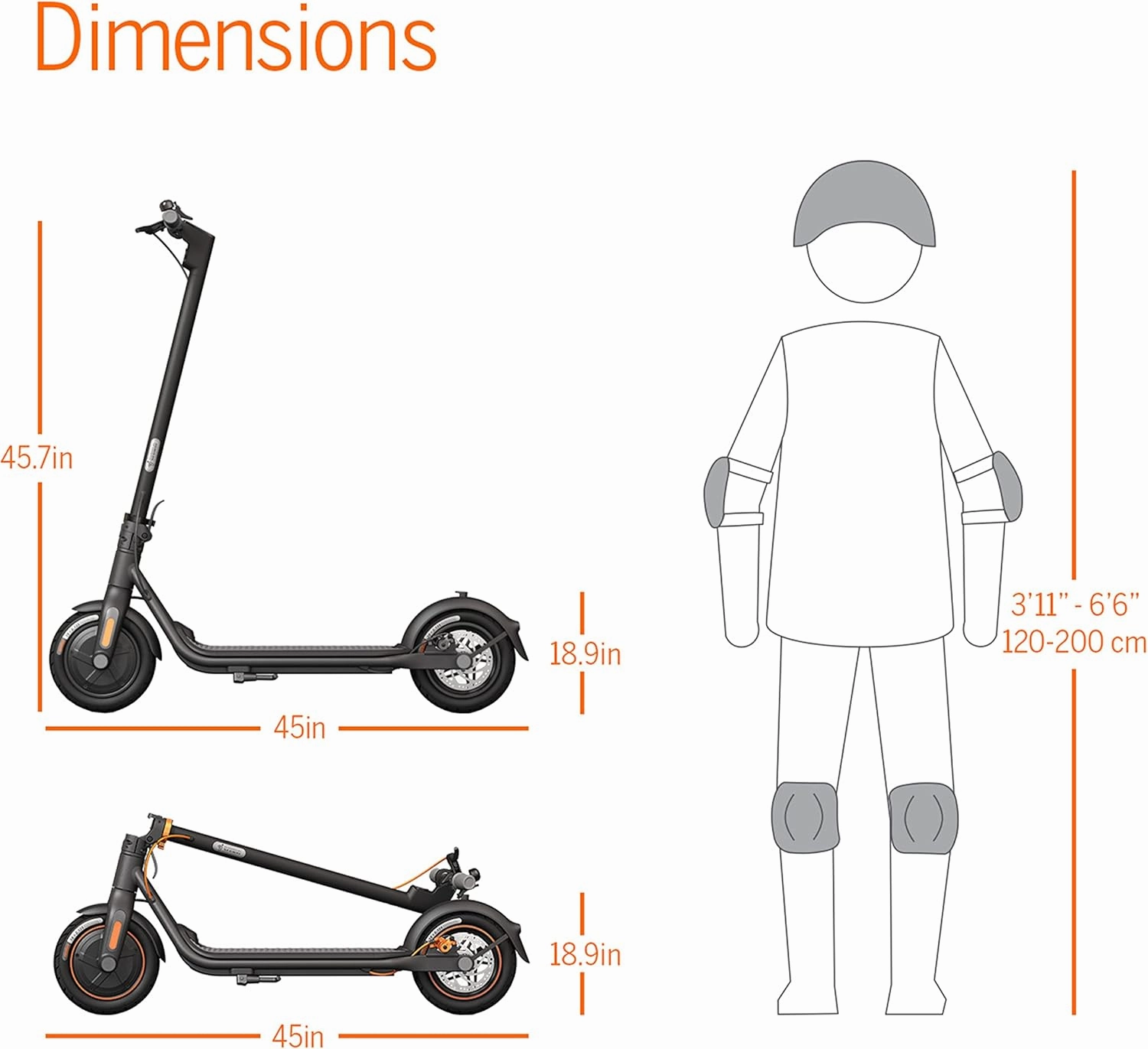Segway Ninebot Kick Scooter F25/F40, Powerful Motor, Long Range & 15.5-20 MPH, Dual Brakes, Cruise Control, Electric Scooter for Adults, UL-2272 & UL2271 Certified