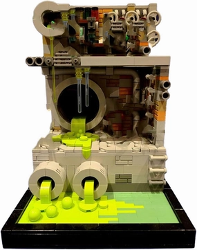 Sewer Diorama Sewer Base Model 688 Pieces from Movie Building Toys MOC Build for Age 18 
