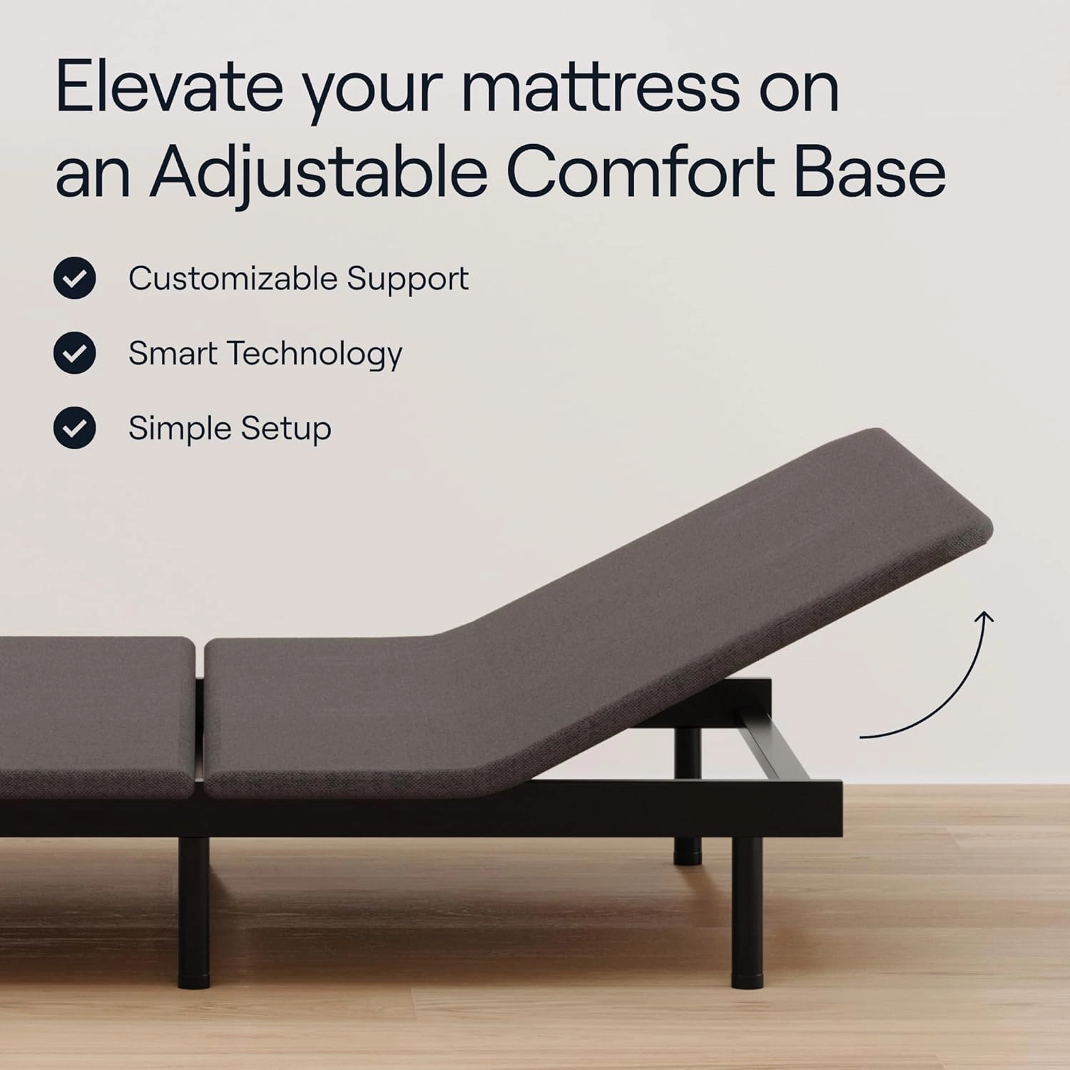 Siena 10” Twin XL Mattress with Adjustable Base - Head & Foot Incline - Medium Firm Gel Memory Foam - Premium Pressure Relieving Layers - Wireless Remote with Memory - Zero Clearance - Zero Gravity