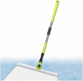 Silicone Broom, with 51 Long Handle Magic Broom Squeegee, Broomi Cleans Glass,Fine Dust,Hair,Liquids,Large:50×130cm