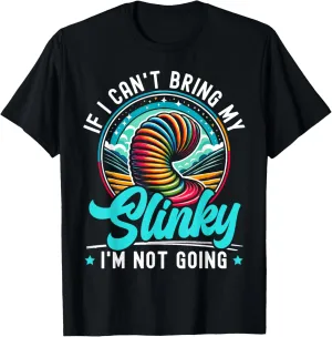 Slinky Toy Slinky Spring Retro 90s Toy Slinkies T-Shirt