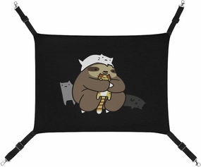 Sloth Love Cats Hanging Cat Bed Soft Breathable Pet Hammock for Cage Pet Sleeper for Kitten Ferret Puppy Rabbit