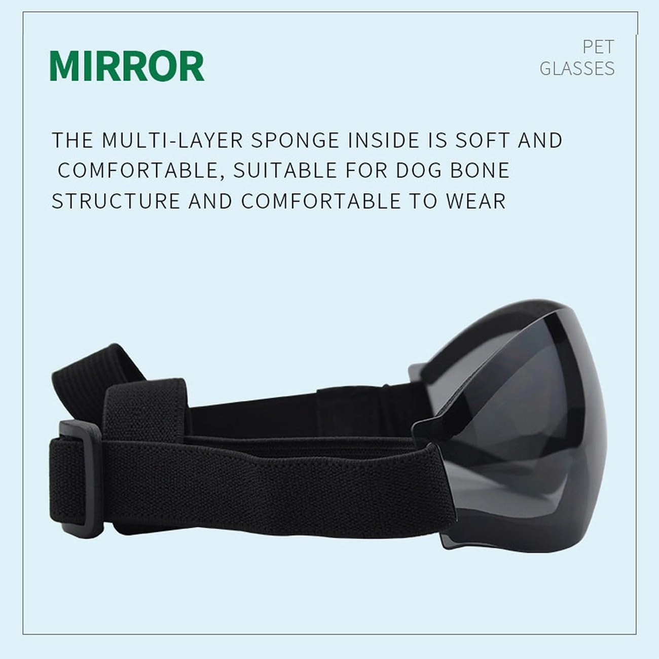 Small Dog Sunglasses, Dog Goggles with Adjustable Strap UV Protection Winproof Snowproof Dog Puppy Sunglasses, Suitable for Small Dog Pet Glasses, Dogs Eyes Protection