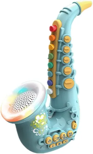 Smaroll Kids Saxophone Toy with Light and Sound,Multifunctional Early Educational Toys Musical Instrument Toy for Toddler Girls Boys Beginners Music Simulation Mini Saxophone, for Kids