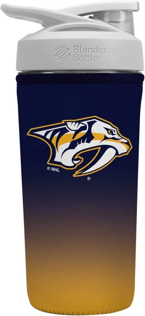 Sok It BotlSok NHL Protein Blender Shaker Bottle Sleeve Insulated Neoprene Cover (Nashville Predators, Fits 28oz Blender)
