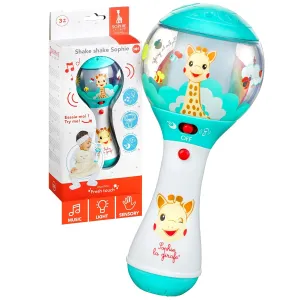 Sophie la girafe Shake Shake Rattle | Fun & Easy to Grasp Rattle with a Motion Detector | 4 Different Musical Modes for Playtime & 6 Melodies to Soothe Baby to Sleep