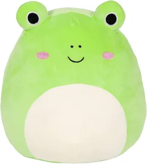 Squishmallow Official Kellytoy Plush Pets Squad Dogs Cats Bunnies Frogs Squishy Soft Plush Toy Animals (Wendy Frog, 8 Inch)