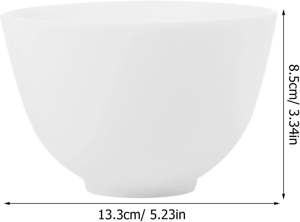 SUPVOX 3 Pcs Facial Mask Mixing Bowls Home Use Silicone Bowl for Facial Mask