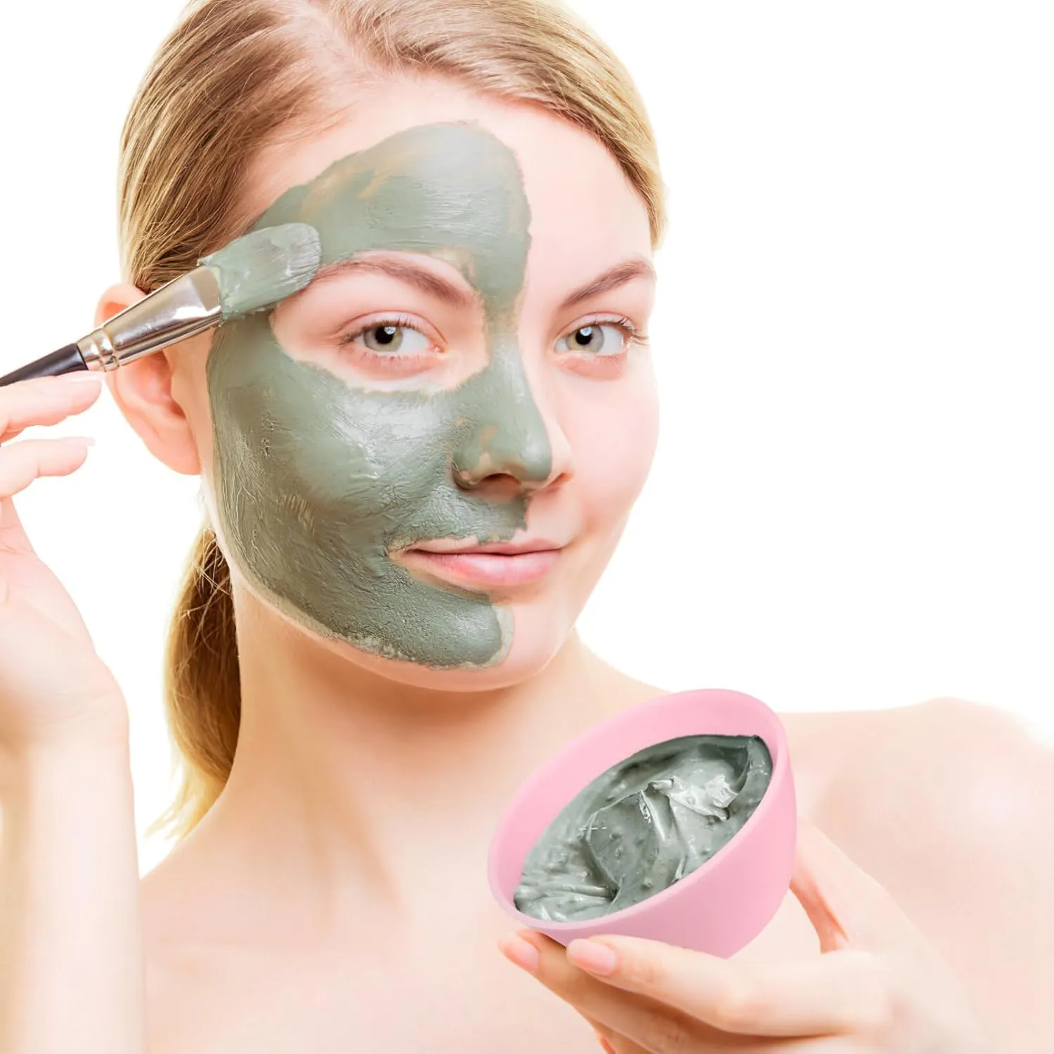 SUPVOX 3 Pcs Facial Mask Mixing Bowls Home Use Silicone Bowl for Facial Mask