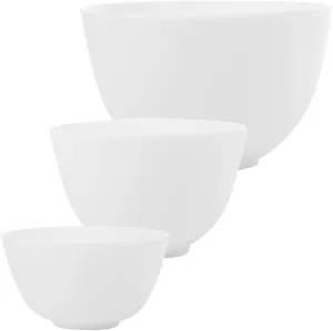 SUPVOX 3 Pcs Facial Mask Mixing Bowls Home Use Silicone Bowl for Facial Mask