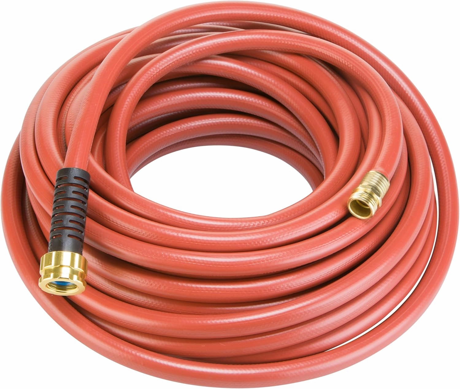 Swan Products SNCG58075 CONTRACTOR  Commercial Duty Clay Water Hose with Crush Proof Couplings 75' x 5/8", Red