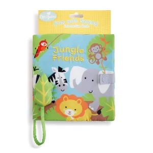 Swinging Jungle Friends Leaf Forest Green Children's Musical Soft Book Toy