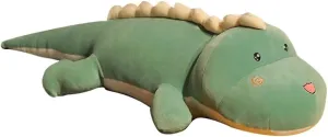 SYALEO Plushies Kawaii Stuffed Animal Dinosaur Plush Toy Cute Cuddle Hugging Sleeping Body Pillow Soft Plushie Sofa Chair Long Throw Pillow Comfort Cushion for Kids Adults Pets Valentine Gift