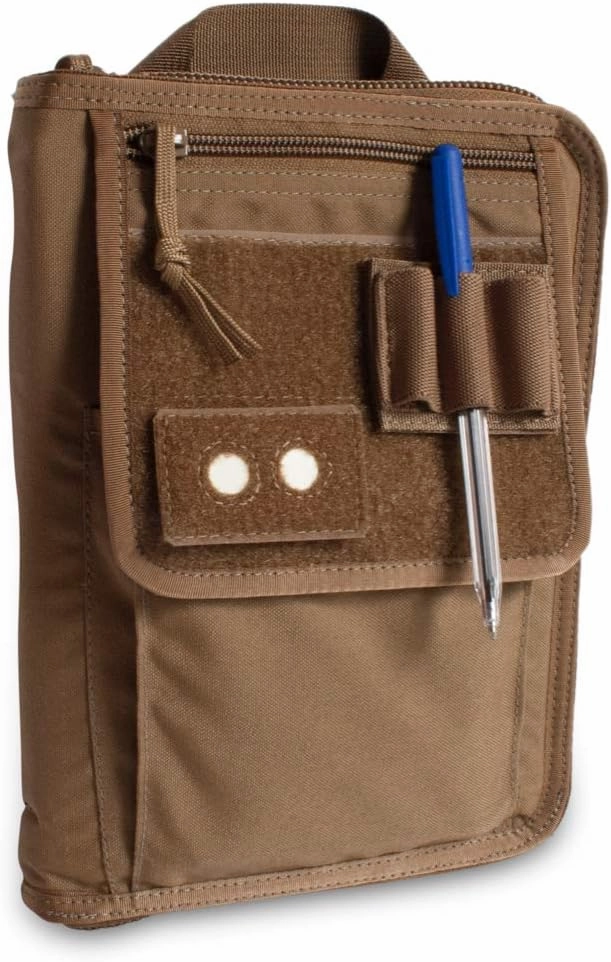 TACTICAL NOTEBOOK COVERS.COM Pilots Aircrew Checklist Binder Cover, Zippered Cordura case with Binder Rings Included