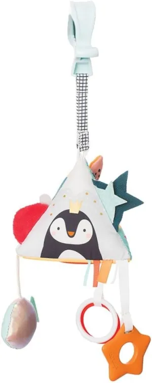 Taf Toys Baby’s Developmental Activity Pyramid Toy | 3  Months Baby’s Curiosity Enhancer, Promotes Imagination, Senses & Motor Skills, Pram, Crib & Car Seat Attachable