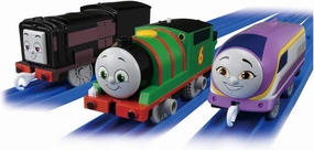 Takara Tomy Plarail Thomas GOGO Thomas Percy Diesel Kana's Friends Set Train Toy for Ages 3 
