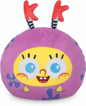 TeeTurtle Spongebob Squarepants Reversible 6" Plushie - Kuddly Krab Spongebob and Squidward - Kawaii Cute Soft Stuffed Animals