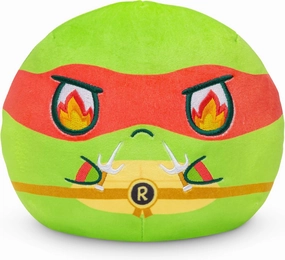 TeeTurtle Teenage Mutant Ninja Turtles 6" Reversible Plushie - Raphael - Cute Kawaii Soft Stuffed Animal