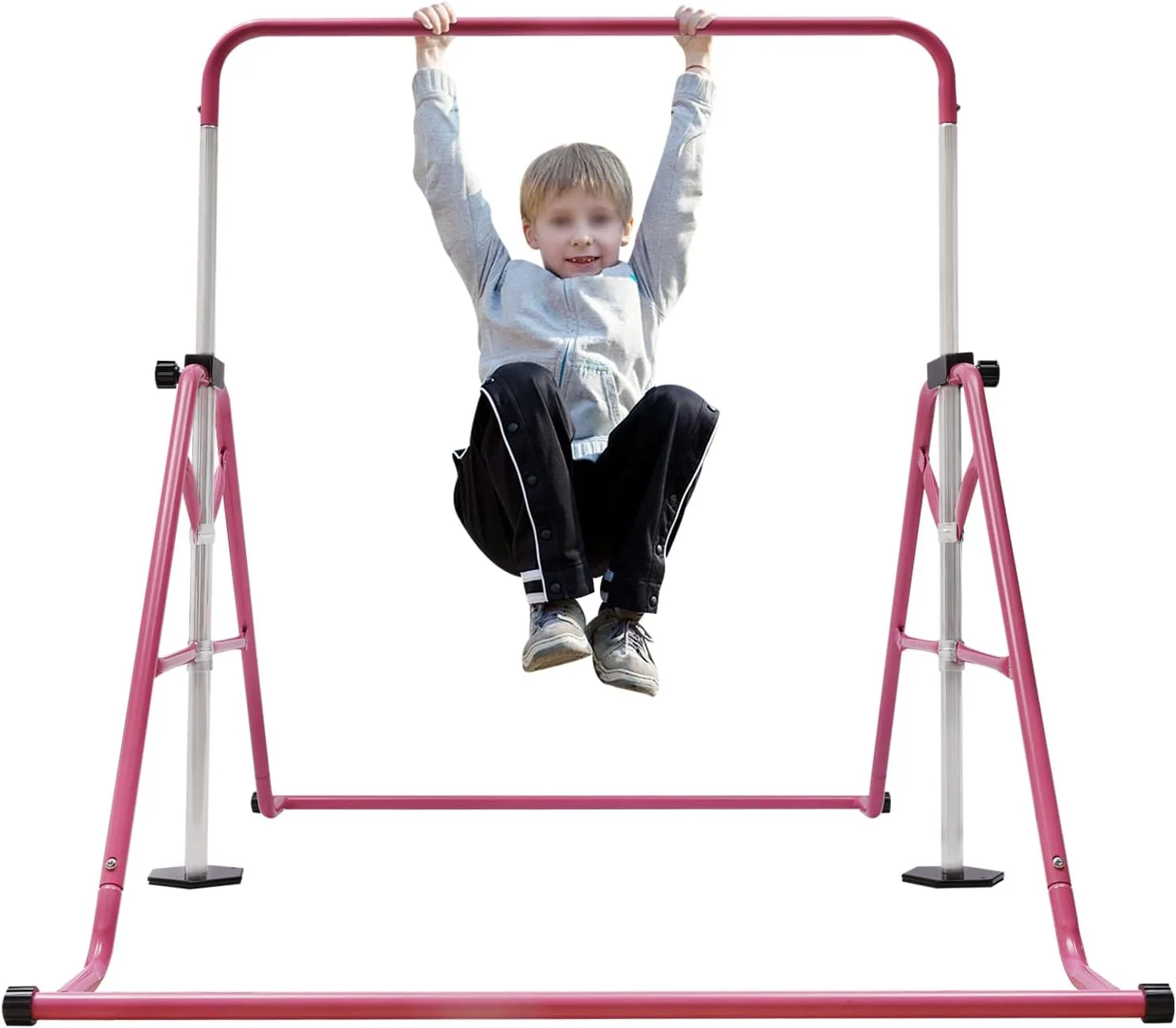 TFCFL Gymnastics Bars for Kids, Adjustable Height Gymnastic Horizontal Bars Gymnastic Training Kip Bar, Junior Training Bar Children Monkey Bars for Home Child Play Training Gym