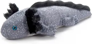 The Petting Zoo Black Axolotl Stuffed Animal Plushie, Gifts for Kids, Wild Onez Sealife Animals, Salamander Plush Toy, 21 inches