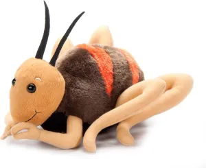 The Petting Zoo Cave Cricket Stuffed Animal Plushie, Gifts for Kids, Wild Onez Insect Animals, Brown Cricket Plush Toy, 12 inches