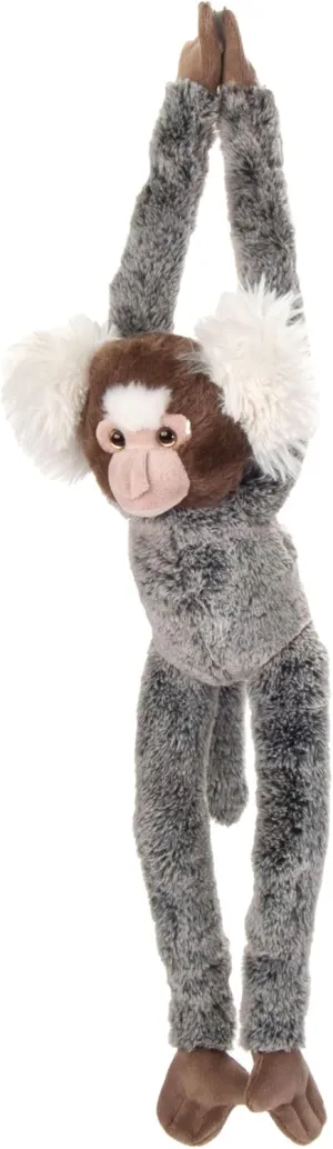 The Petting Zoo Hanging Common Marmoset Monkey Stuffed Animal Plushie, Gifts for Kids, Wildlife Animals, Monkey Plush Toy 20 Inches