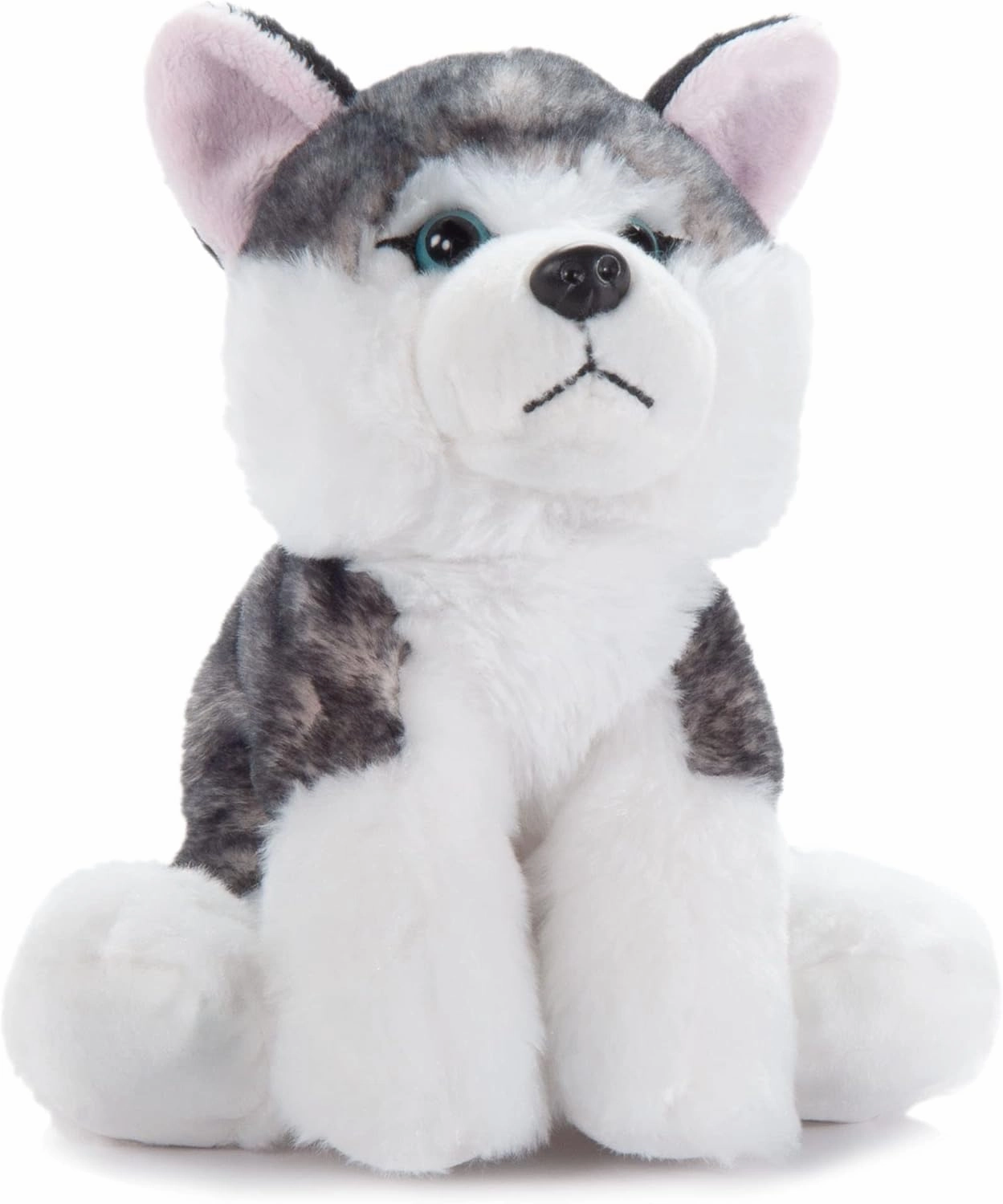 The Petting Zoo Husky Dog Stuffed Animal Plushie, Gifts for Kids, Siberian Husky Dog Plush Toy 9 inches