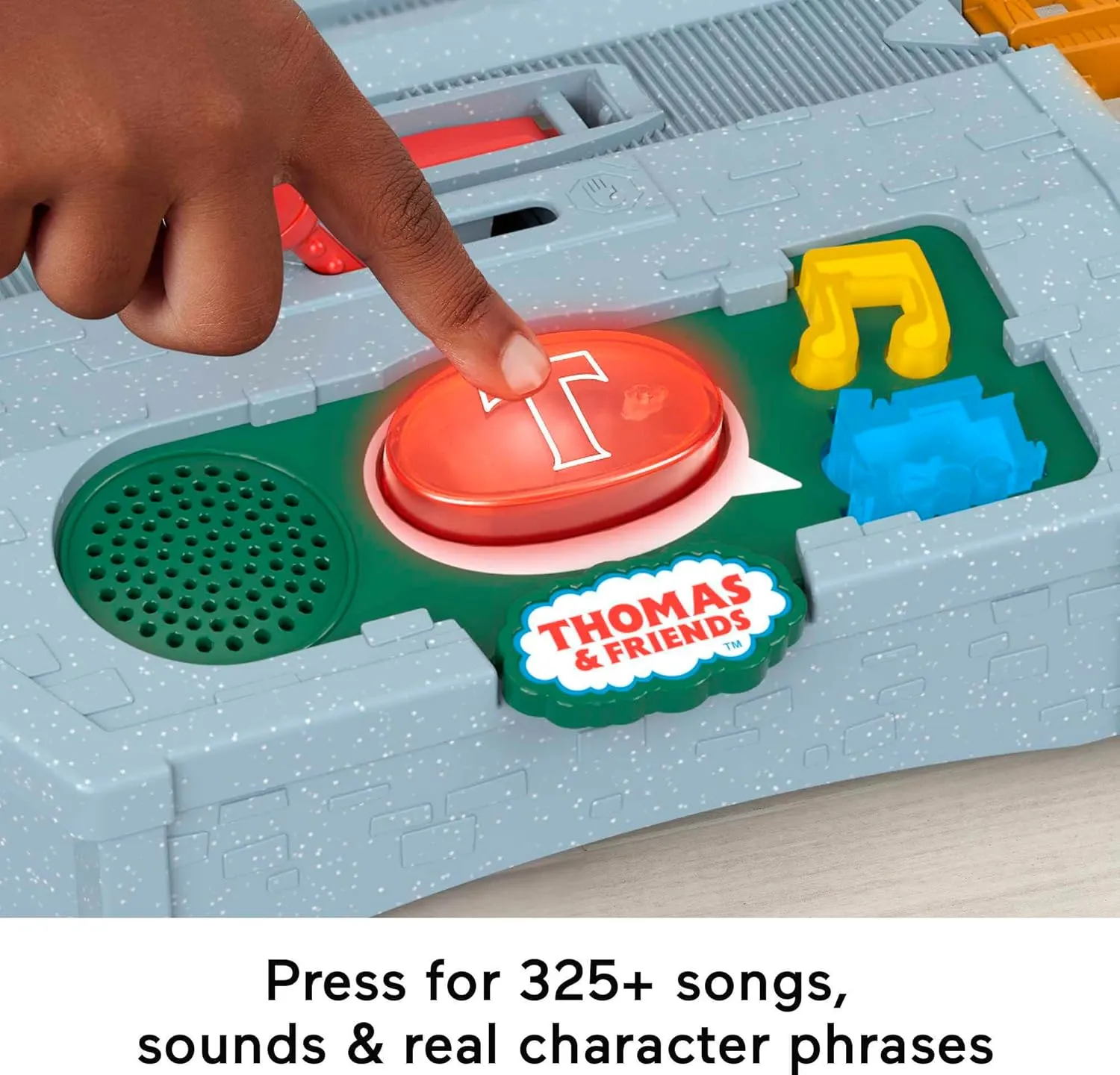 Thomas & Friends Motorized Train Set, Talking Cranky Delivery Set, Talking Crane & Battery Powered Toy Train with Songs & Sounds (Amazon Exclusive)
